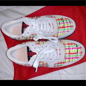 Carolina Herrera tweed sneakers